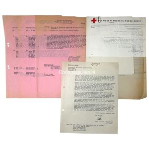 Original WWII Dutch/Allied set of documents regarding the burial of fallen military and civilian victims in Eindhoven in 1944/45