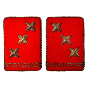 Original WWII Dutch NSB W.A. 'Opperhopman' collar tabs