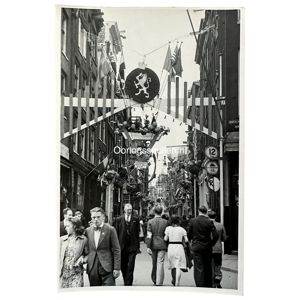 Original WWII Dutch liberation photo of Amsterdam in May 1945