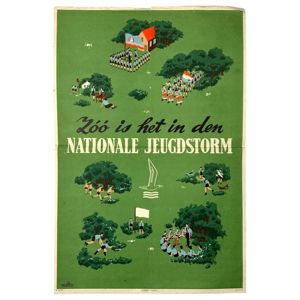 Original WWII Dutch Jeugdstorm poster