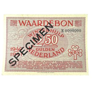 Original WWII Dutch Winterhulp Nederland voucher
