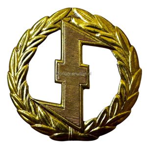Original WWII Dutch NSB W.A. Sport badge in gold