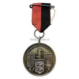 Original WWII Dutch NSB W.A. Marsch 't Noorden medal – Groningen – Friesland – Drenthe