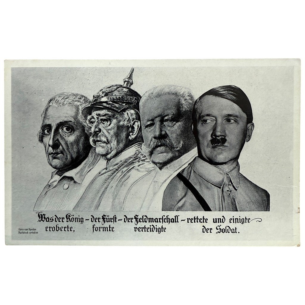 Original WWII German postcard Adolf Hitler