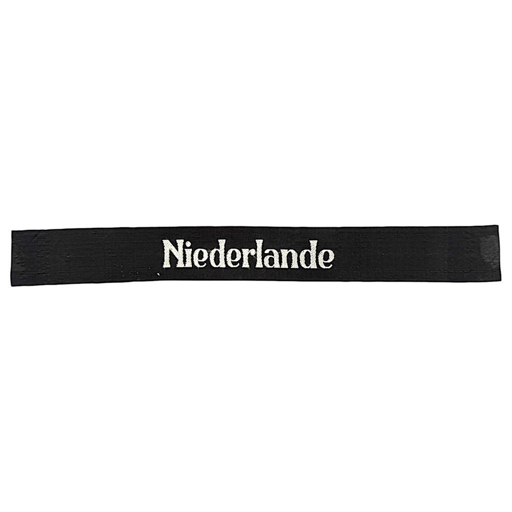 Original WWII Dutch BDM 'Niederlande' cuff title