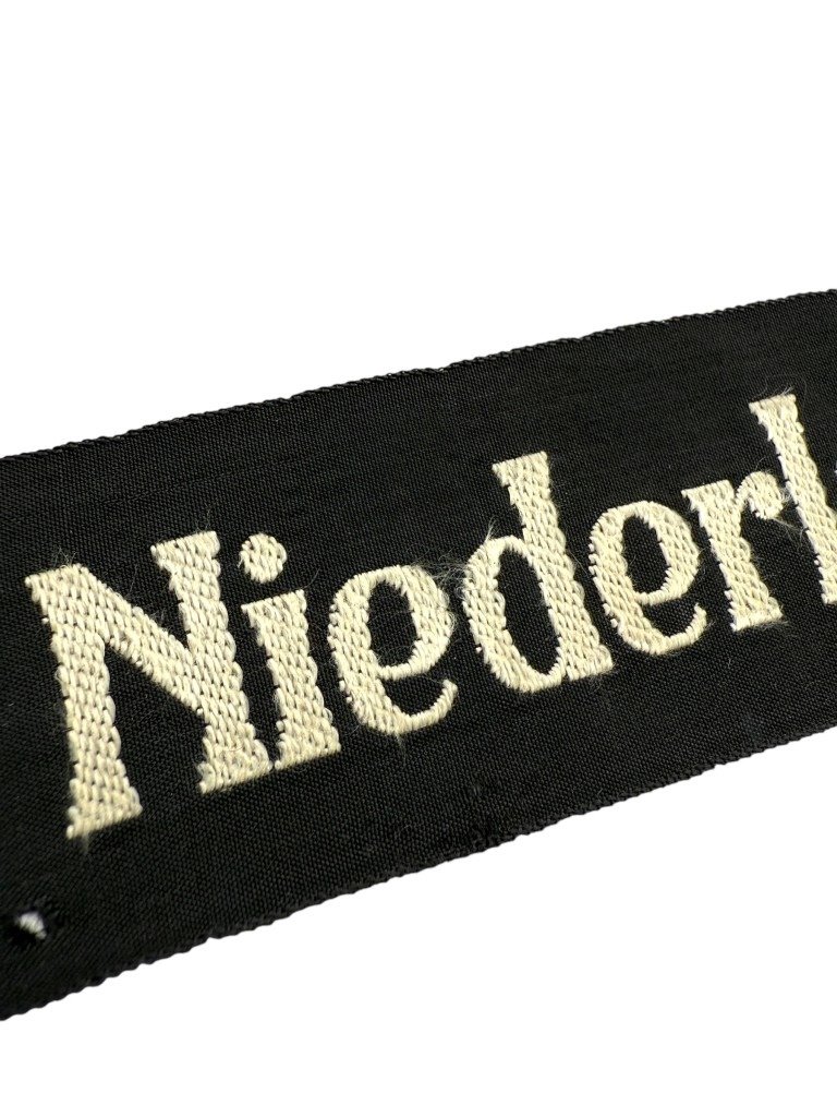 Original WWII Dutch BDM 'Niederlande' cuff title