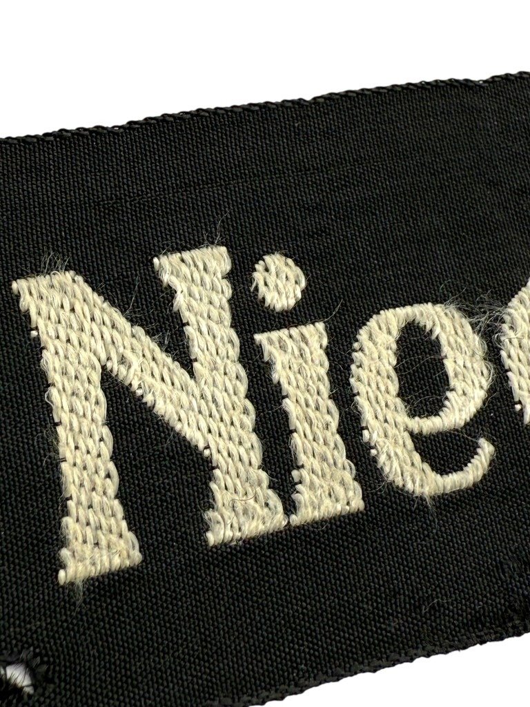 Original WWII Dutch BDM 'Niederlande' cuff title