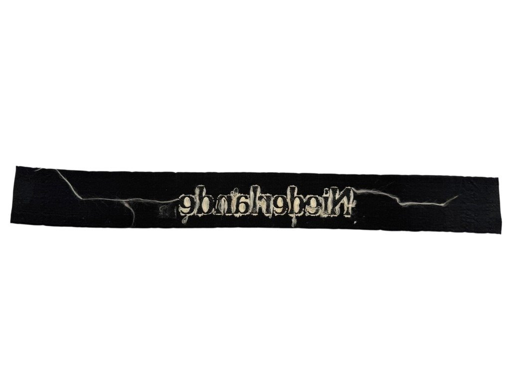 Original WWII Dutch BDM 'Niederlande' cuff title