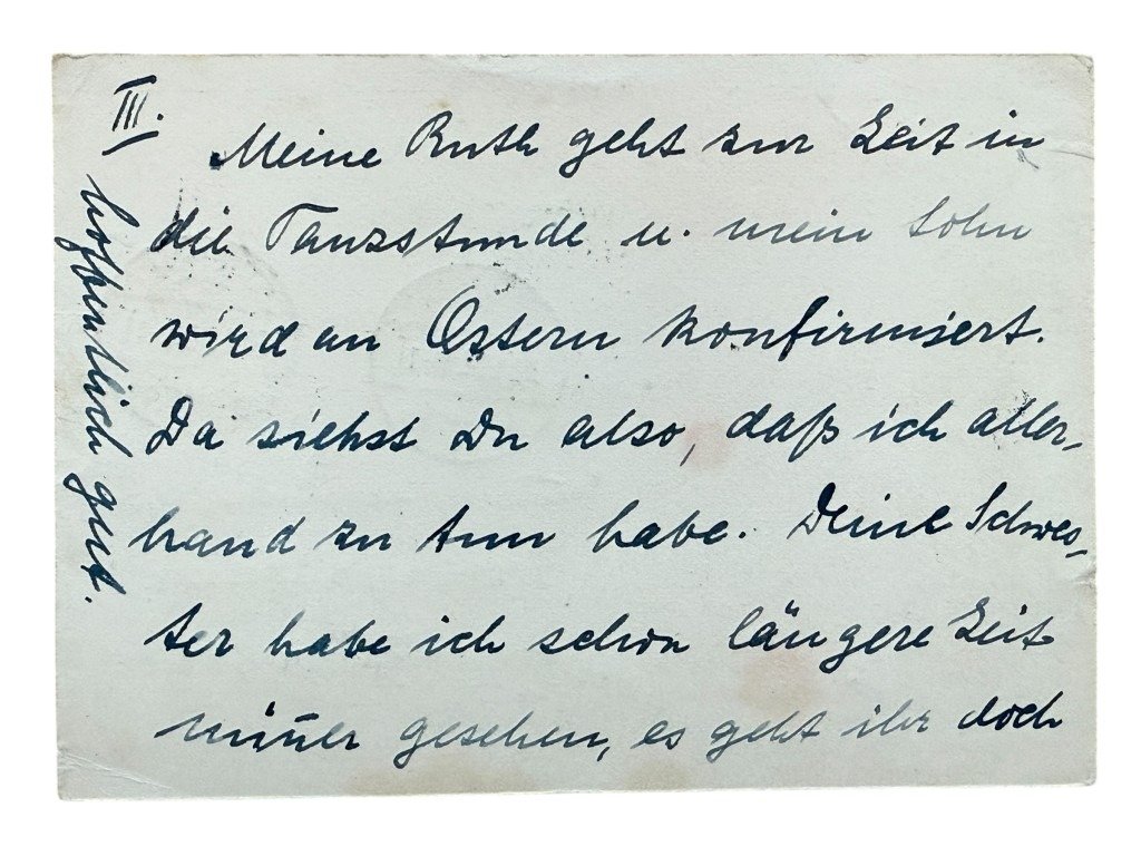 Original 1933 German postcard send to Groningen