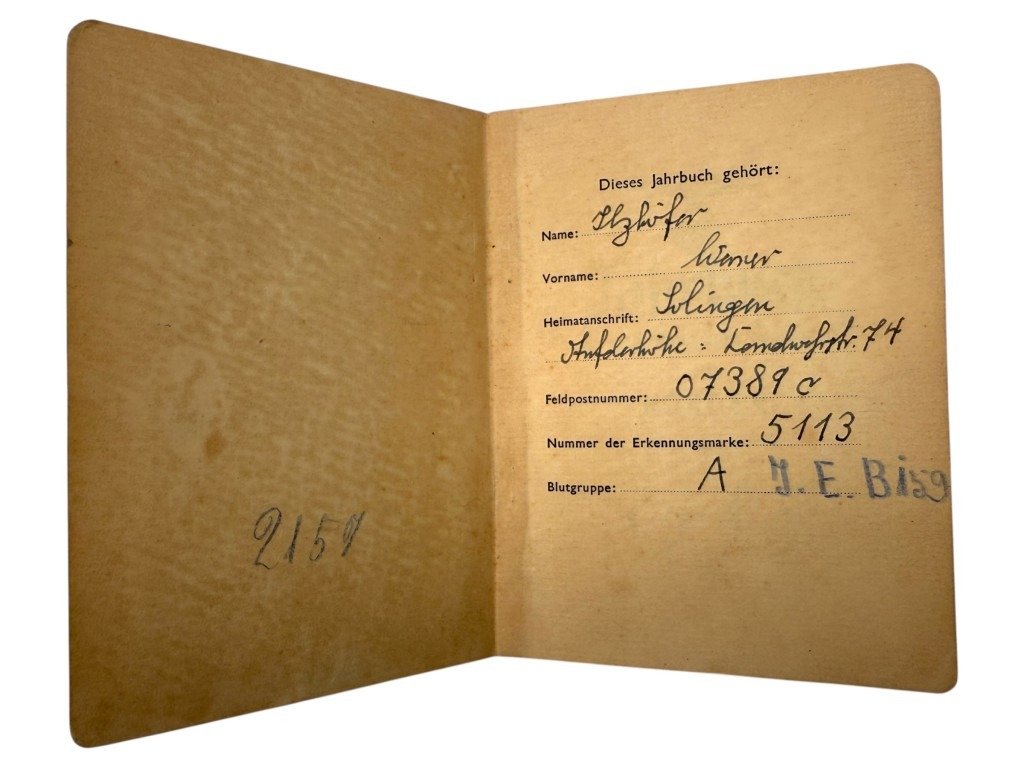 Original WWII German Jahrbuch für den deutschen Soldaten im Norden 1943
