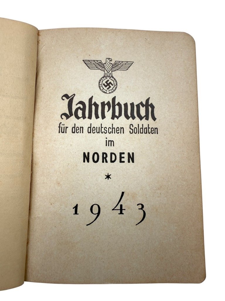 Original WWII German Jahrbuch für den deutschen Soldaten im Norden 1943