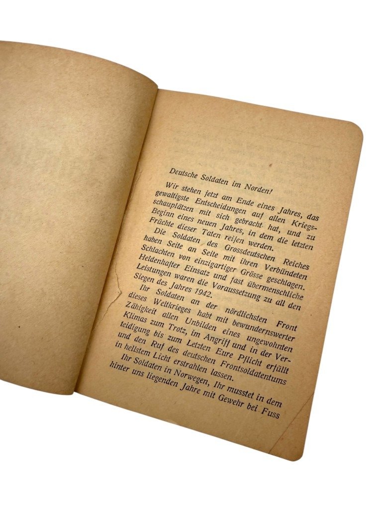 Original WWII German Jahrbuch für den deutschen Soldaten im Norden 1943