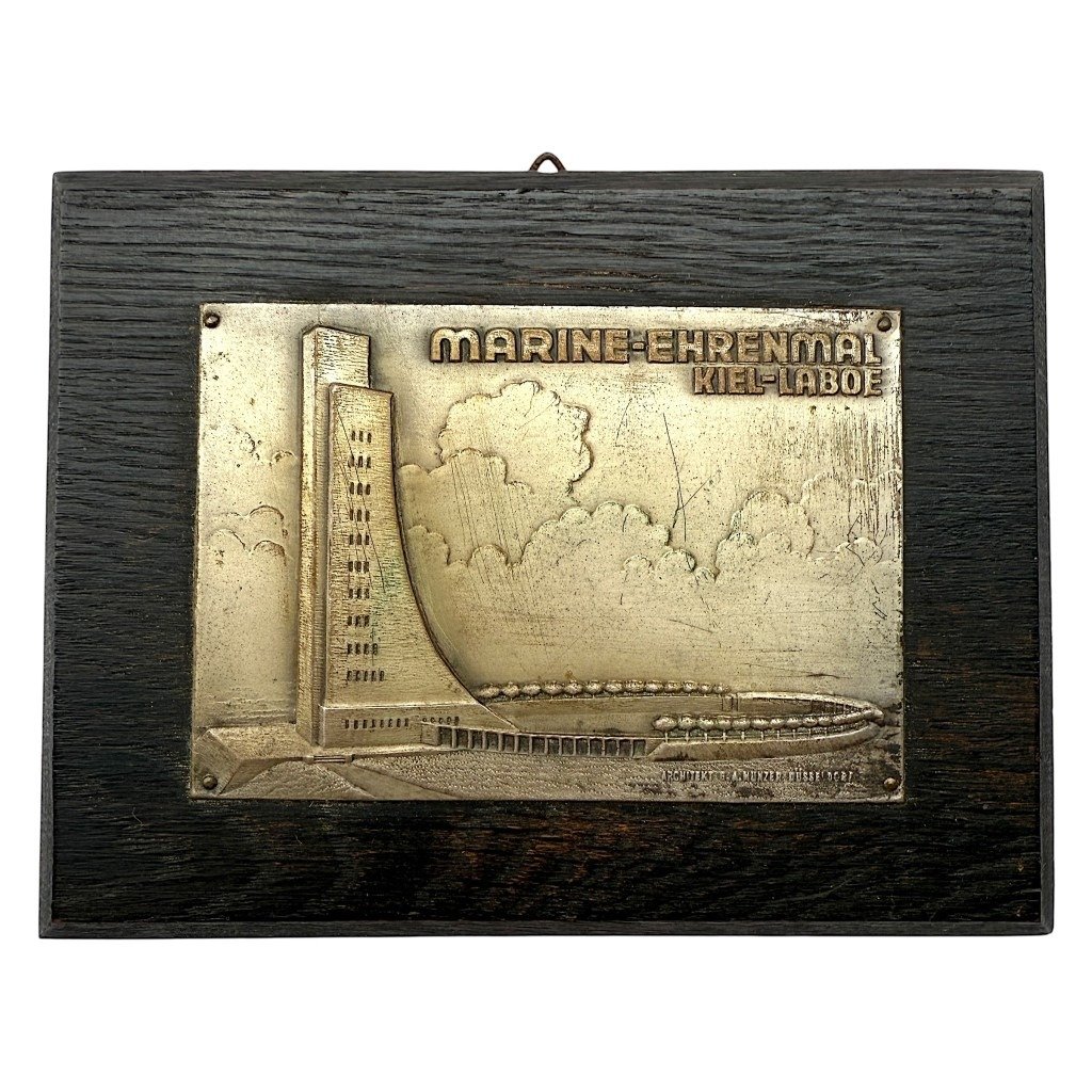 Original WWII German Kriegsmarine plaque Kiel