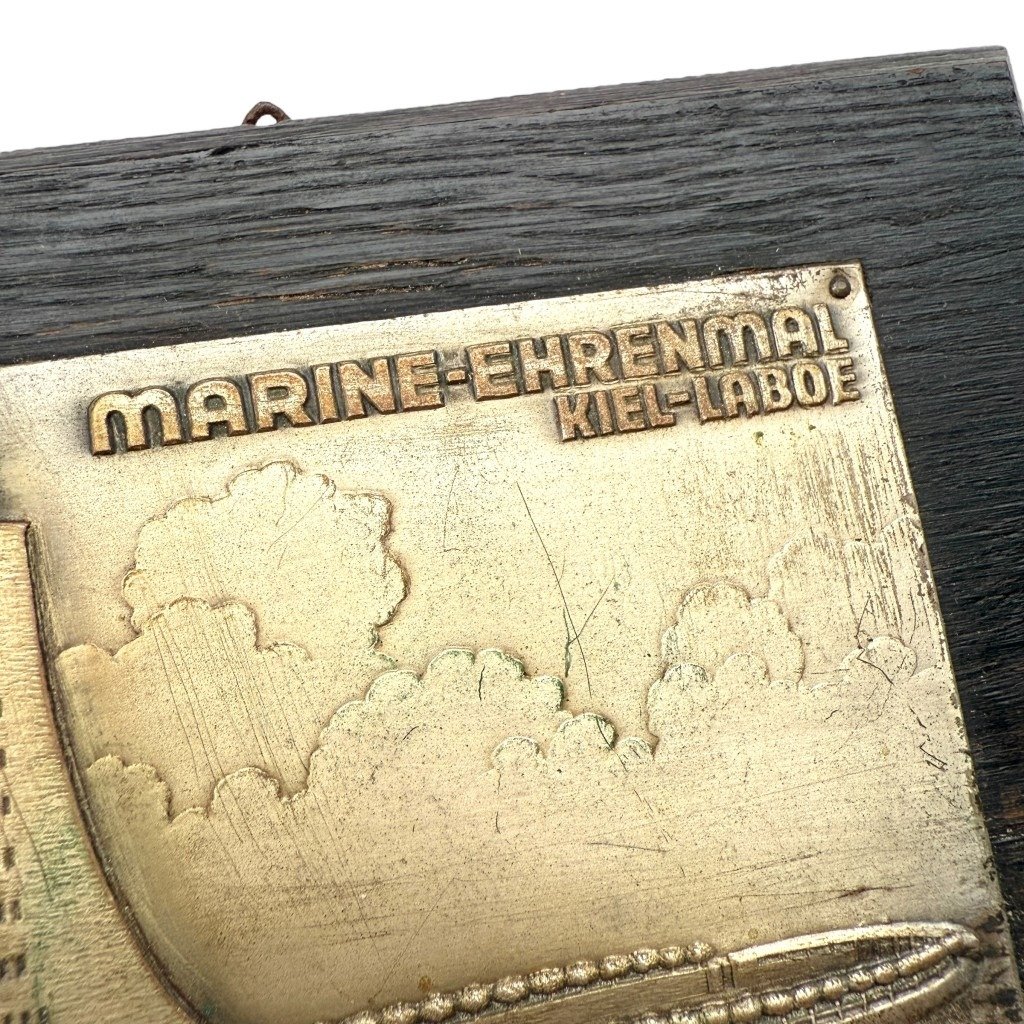 Original WWII German Kriegsmarine plaque Kiel