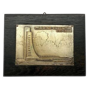 Original WWII German Kriegsmarine plaque Kiel