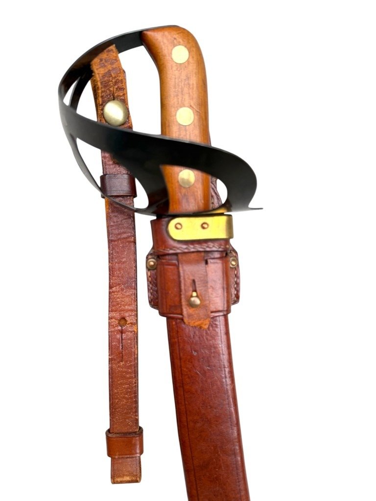Original Pre 1940 Dutch KNIL M1912 Klewang saber with hanger
