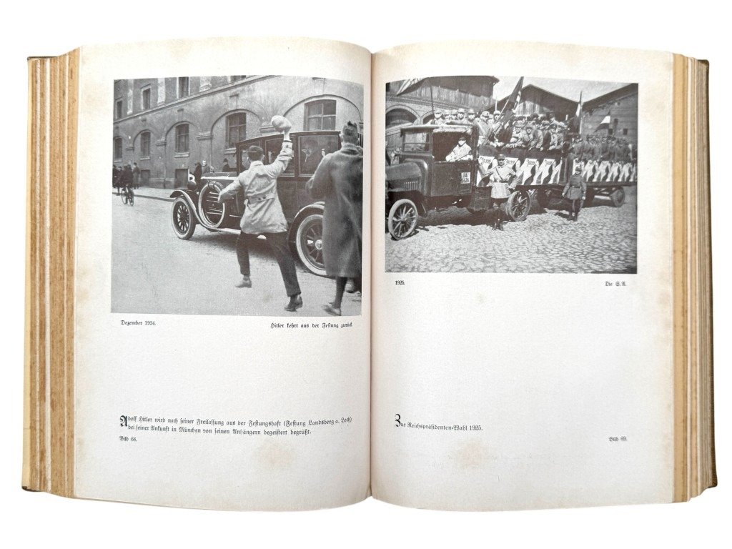 Original WWII German NSDAP book Das Buch der N.S.D.A.P. – Werden, Kampf und Ziel der N.S.D.A.P.' by Walter M. Espe