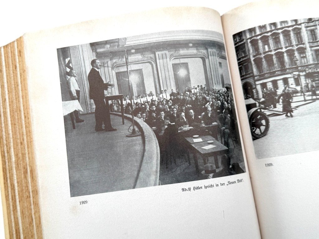 Original WWII German NSDAP book Das Buch der N.S.D.A.P. – Werden, Kampf und Ziel der N.S.D.A.P.' by Walter M. Espe