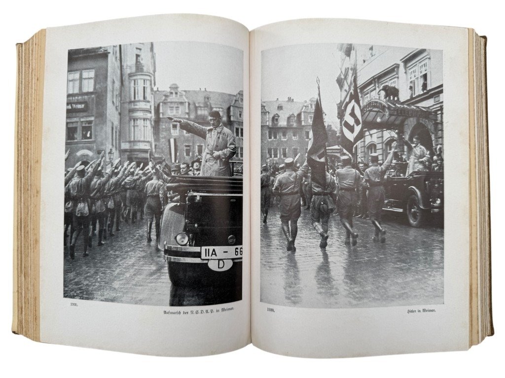 Original WWII German NSDAP book Das Buch der N.S.D.A.P. – Werden, Kampf und Ziel der N.S.D.A.P.' by Walter M. Espe