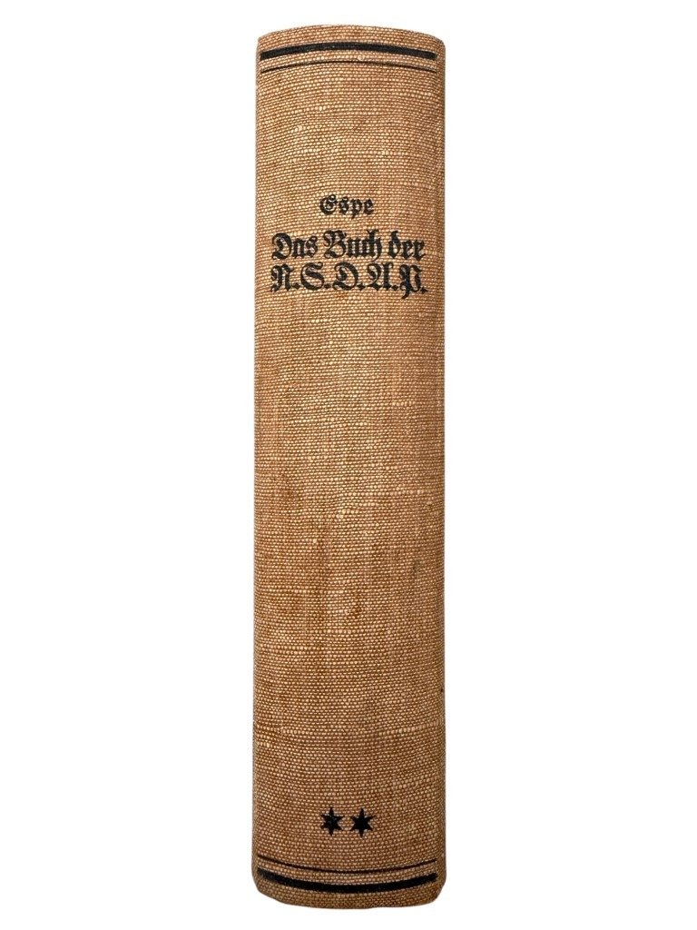 Original WWII German NSDAP book Das Buch der N.S.D.A.P. – Werden, Kampf und Ziel der N.S.D.A.P.' by Walter M. Espe