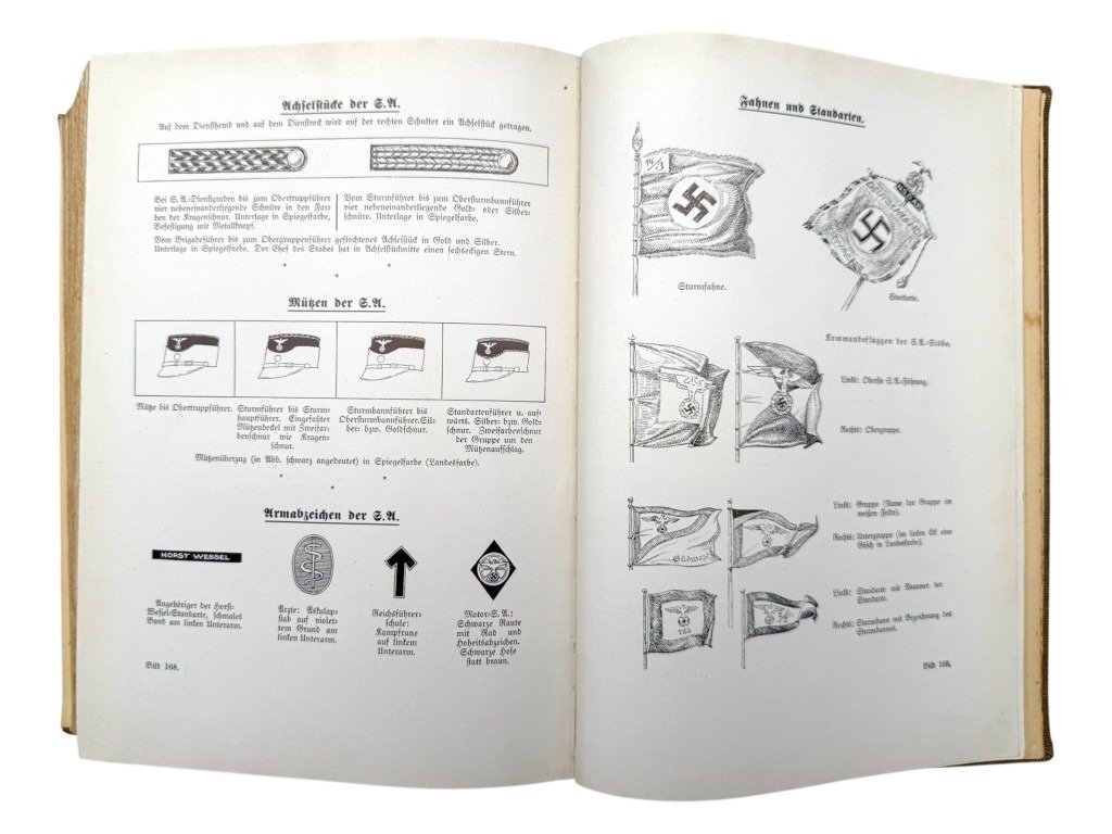 Original WWII German NSDAP book Das Buch der N.S.D.A.P. – Werden, Kampf und Ziel der N.S.D.A.P.' by Walter M. Espe