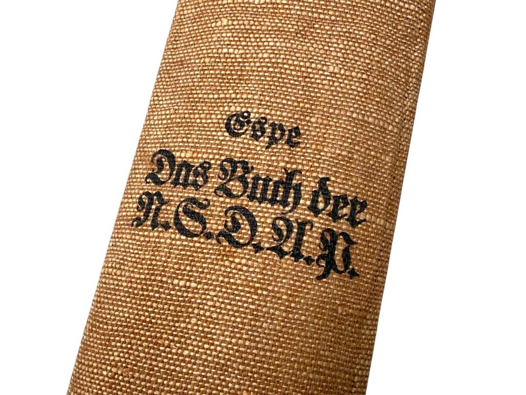 Original WWII German NSDAP book Das Buch der N.S.D.A.P. – Werden, Kampf und Ziel der N.S.D.A.P.' by Walter M. Espe