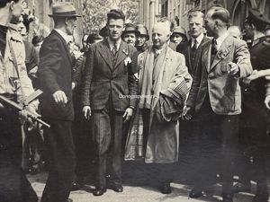 Original WWII Dutch photo arrest of NSB member Max Blokzijl