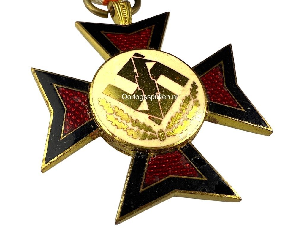 Original WWII Dutch NSB Mussert Cross 'Anton Mussert' without swords