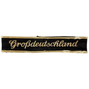 Original WWII German WH 'Grossdeutschland' 4th pattern cuff title