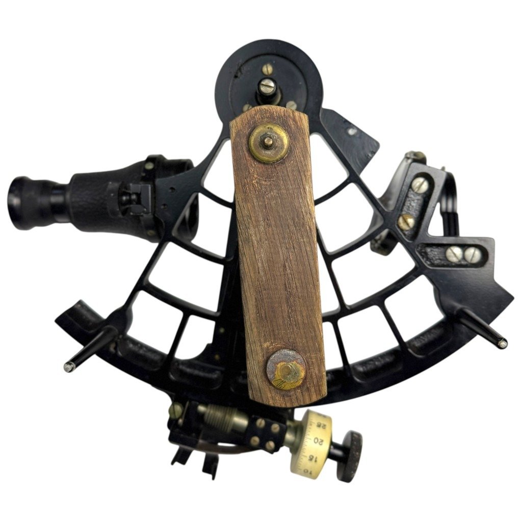 Original WWII German Kriegsmarine sextant in wooden box