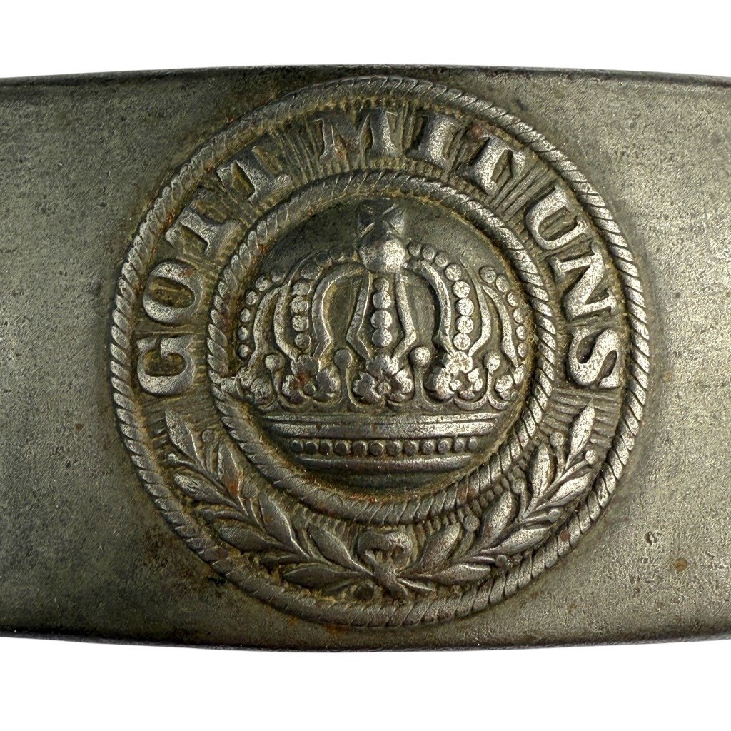 Original WWI German telegrapher buckle in steel