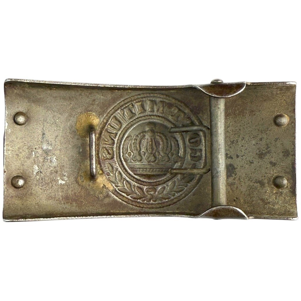 Original WWI German telegrapher buckle in steel