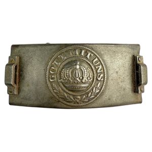 Original WWI German telegrapher buckle in steel
