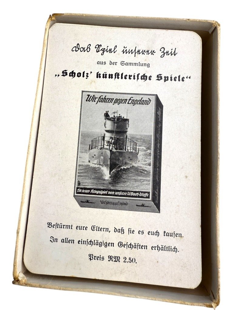 Original WWII German Luftwaffe quartets card game 'Unsere Luftwaffe – Ein Quartettspiel'