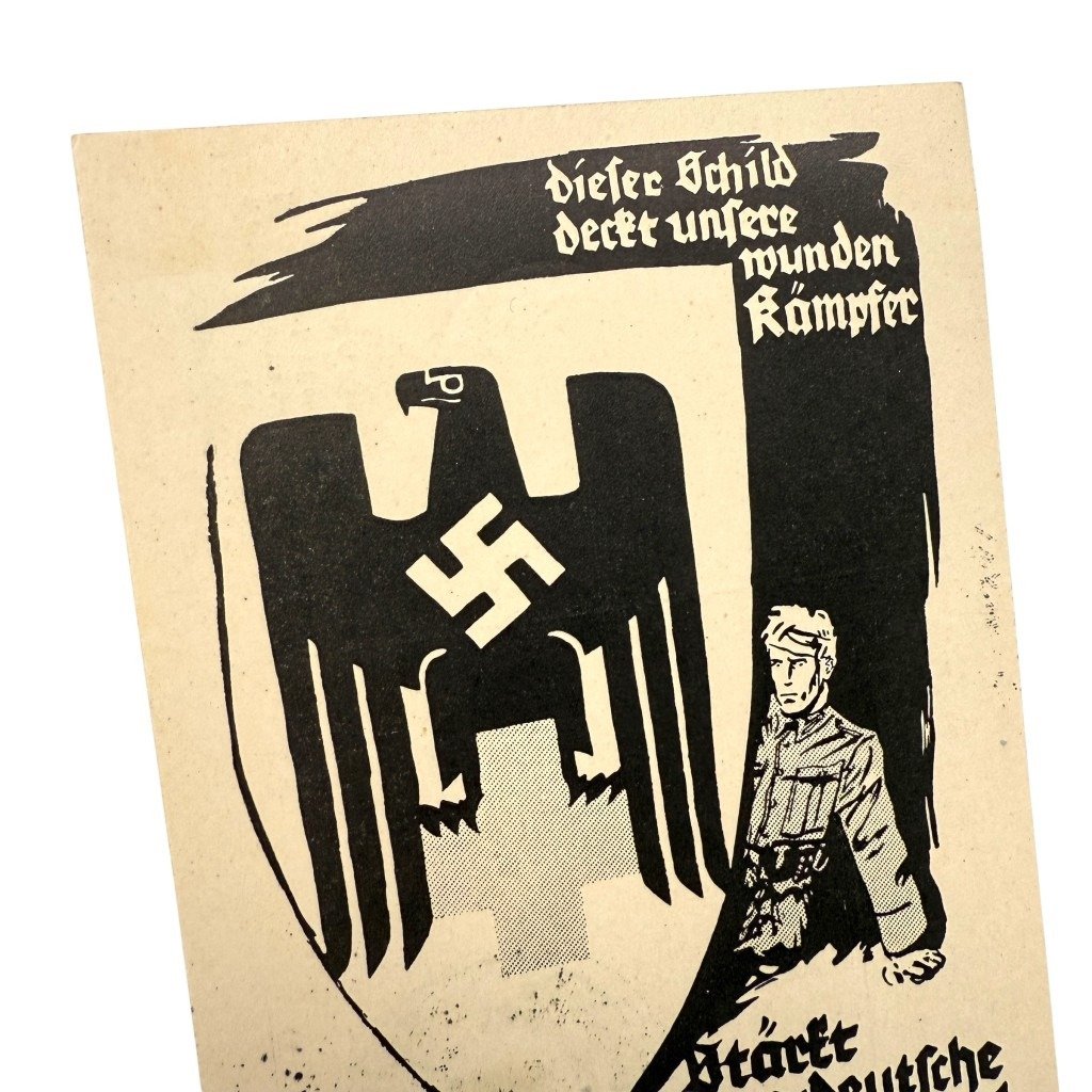 Original WWII German DRK postcard Berlin 1940