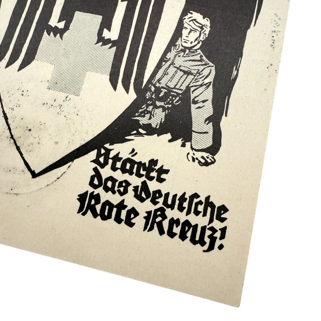 Original WWII German DRK postcard Berlin 1940