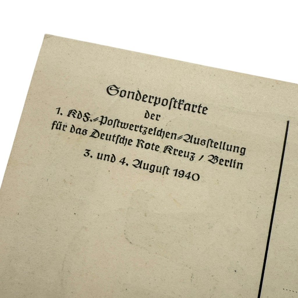 Original WWII German DRK postcard Berlin 1940