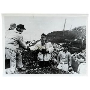 Original WWII German Gebirgsjäger Eichlaubträger Oberst v.d. Goltz photo