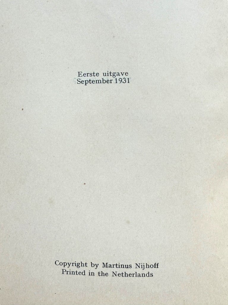 Original 1930s 'Wie is dat?' book from the personal collection of Max Blokzijl