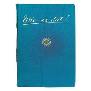 Original 1930s 'Wie is dat?' book from the personal collection of Max Blokzijl