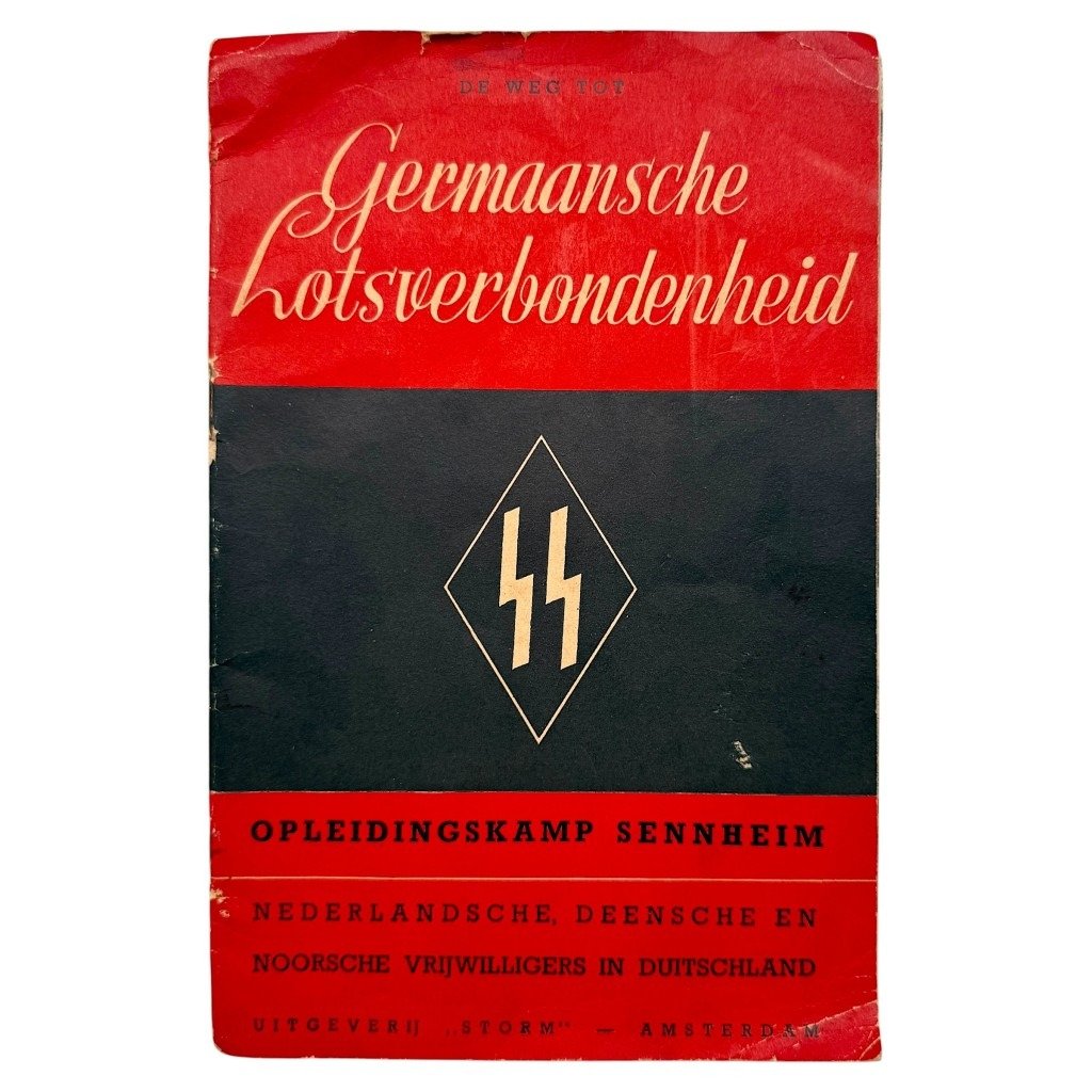 Original WWII Dutch SS brochure Germaansche Lotsverbondenheid – Opleidingskamp Sennheim