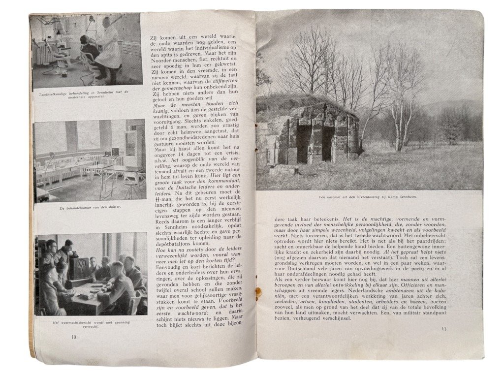 Original WWII Dutch SS brochure Germaansche Lotsverbondenheid – Opleidingskamp Sennheim