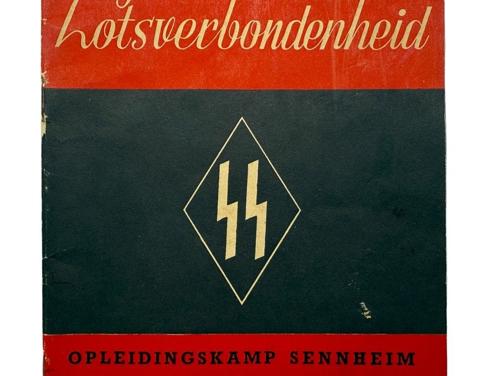 Original WWII Dutch SS brochure Germaansche Lotsverbondenheid – Opleidingskamp Sennheim