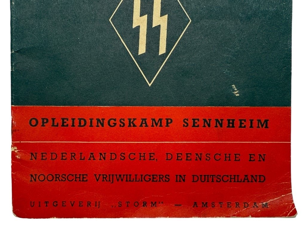 Original WWII Dutch SS brochure Germaansche Lotsverbondenheid – Opleidingskamp Sennheim