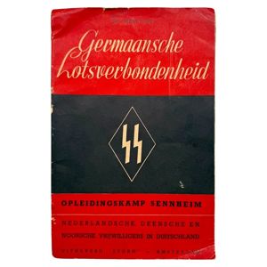 Original WWII Dutch SS brochure Germaansche Lotsverbondenheid – Opleidingskamp Sennheim