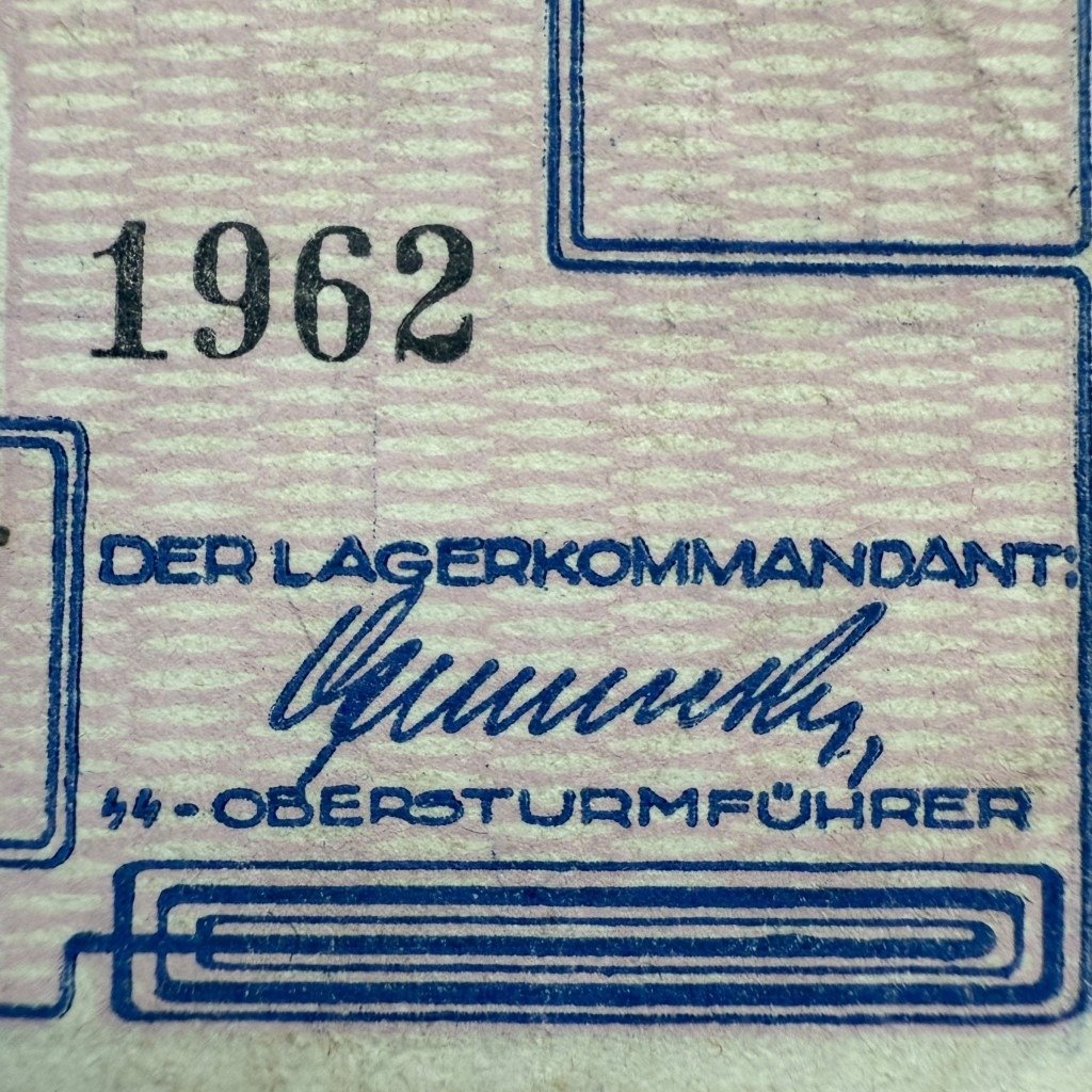 Original WWII Dutch 'Durchgangslager' Westerbork banknote