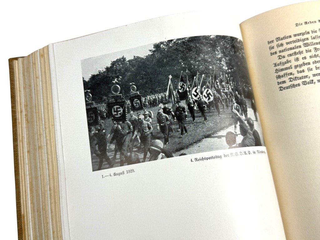 Original WWII German NSDAP book Das Buch der N.S.D.A.P. – Werden, Kampf und Ziel der N.S.D.A.P.' by Walter M. Espe – II/81. SS-Standarte