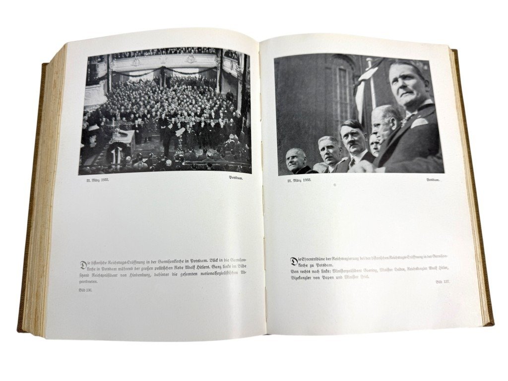 Original WWII German NSDAP book Das Buch der N.S.D.A.P. – Werden, Kampf und Ziel der N.S.D.A.P.' by Walter M. Espe – II/81. SS-Standarte