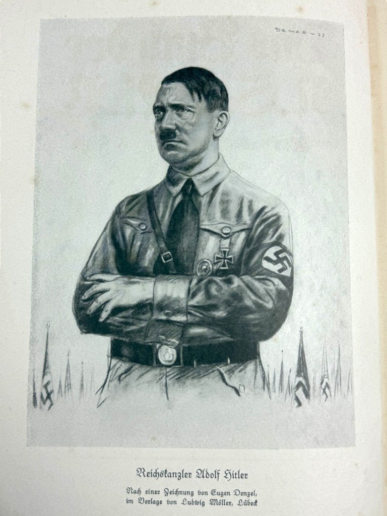 Original WWII German NSDAP book Das Buch der N.S.D.A.P. – Werden, Kampf und Ziel der N.S.D.A.P.' by Walter M. Espe – II/81. SS-Standarte