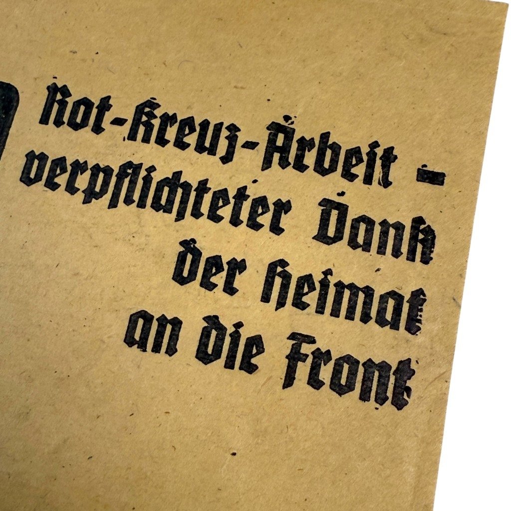 Original WWII German DRK placard